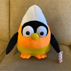 Toy Factory Penguin in Candy Corn Halloween Costume Plush 15” NEW